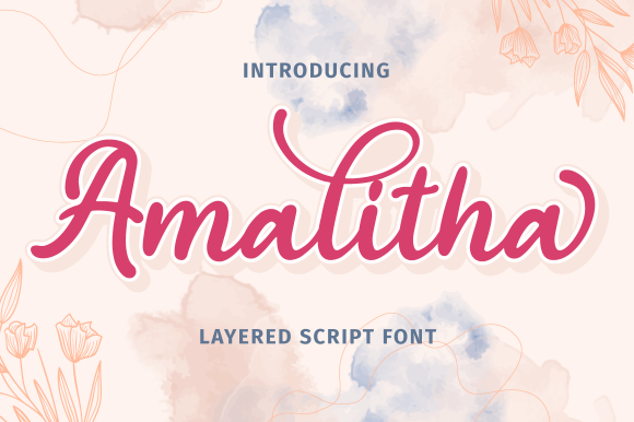 Amalitha: A Luxurious Handwritten Font