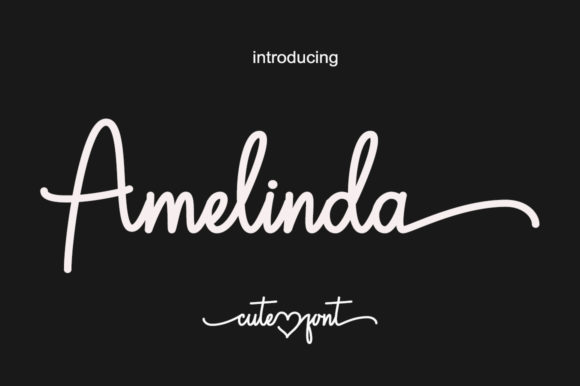 Amelinda: A Delicate Script Font