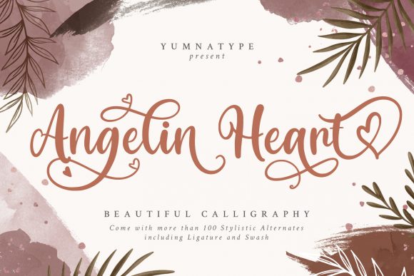 Angelin Heart: A Refined Script Font