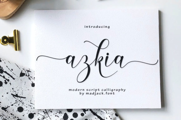 Azkia: Elegant Script Font