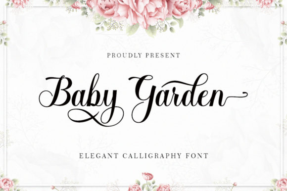 Baby Garden Font for Creative Projects