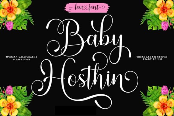 Baby Hosthin: A Luxurious Handwritten Font