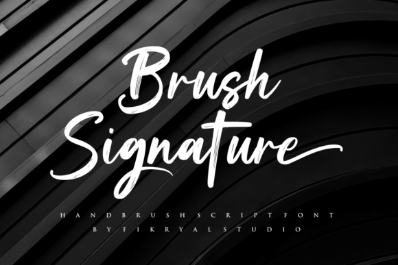 Brush Signature Font Review