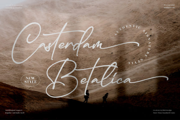 Casterdam Baletica: A Vintage Script for Branding