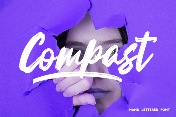 Compast: A Bold Handwritten Font for Creative Projects