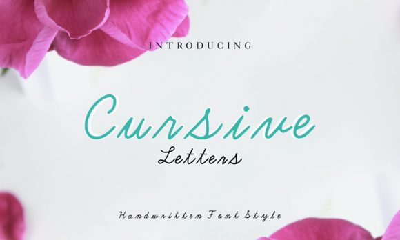 Cursive Letters: A Font for Creative Campaigns