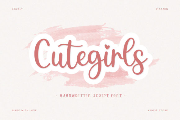 Cutegirls: A Beautiful Script Font for Creative Projects