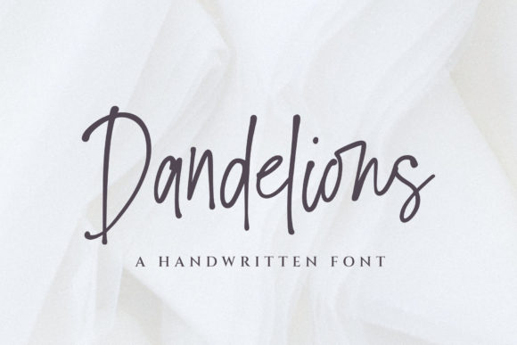 Dandelions Font: Whimsical & Memorable