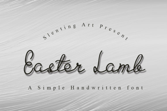 Easter Lamb Font Review