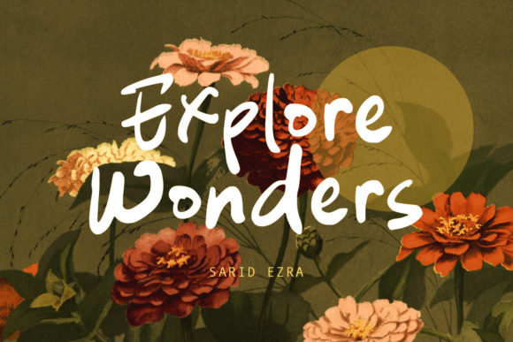 Explore Wonders: A Font That Speaks Volumes