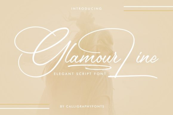 Glamour Line: A Delicate Script Font