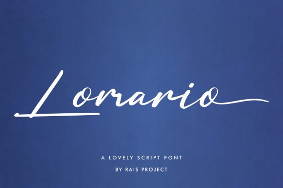 Lomario: A Flowing Font for Creative Campaigns