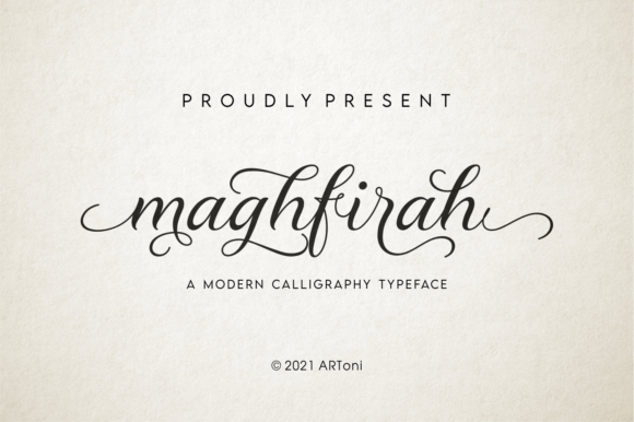 Maghfirah Font: Elegant Script for Editorial Design