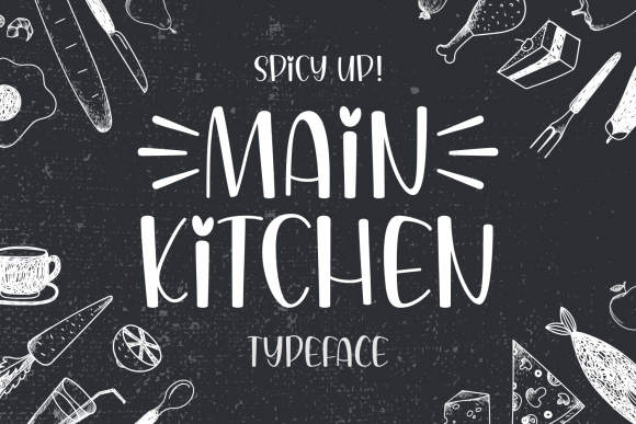 Main Kitchen: A Handwritten Font for Real Design