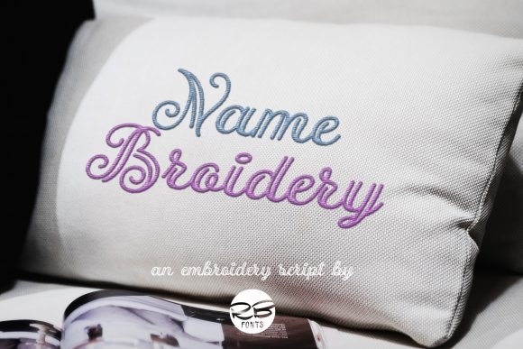 Name Broidery Font Review