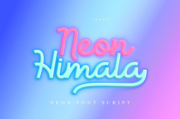 Neon Himala: A Font for Business Magic