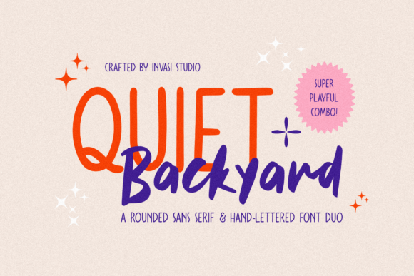 Quiet Backyard Font for Web Design