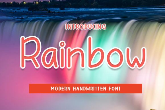 Rainbow Font: A Creative Typeface