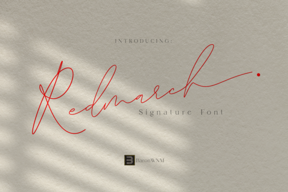 Redmarch: A Script Font for Real Projects