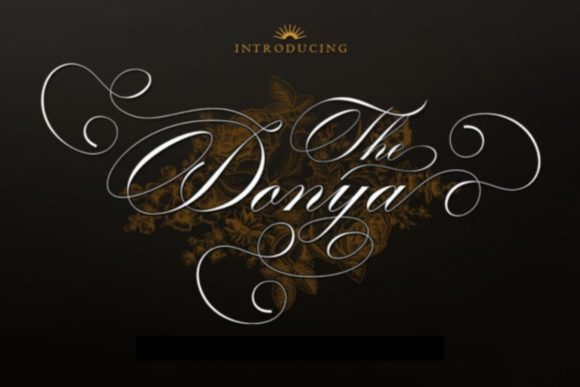 The Donya: A Refined Script Font for Business Branding