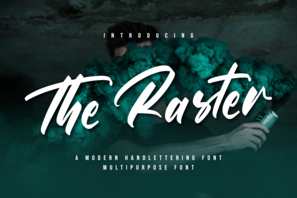 The Raster Font: Elegant Handwritten Style