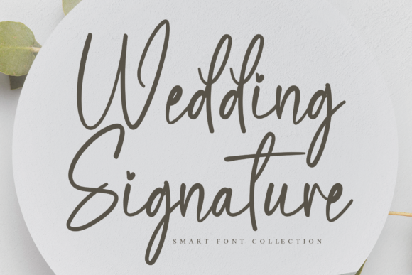 Wedding Signature: A Timeless Handwritten Font