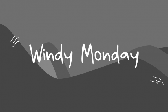 Windy Monday Font for Web Design